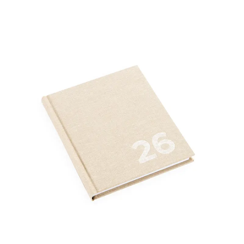 Bookbinders Design - 2026 Diary - Hardcover - Small - Sandbrown 1