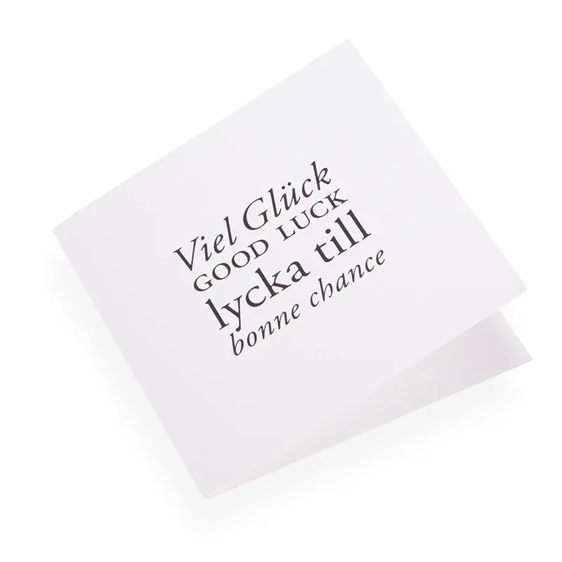 Bookbinders Design - Card - Good Luck 1