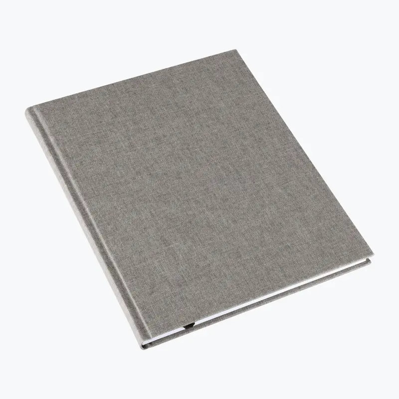 Bookbinders Design - Cloth Notebook - A4 - Light Grey 1