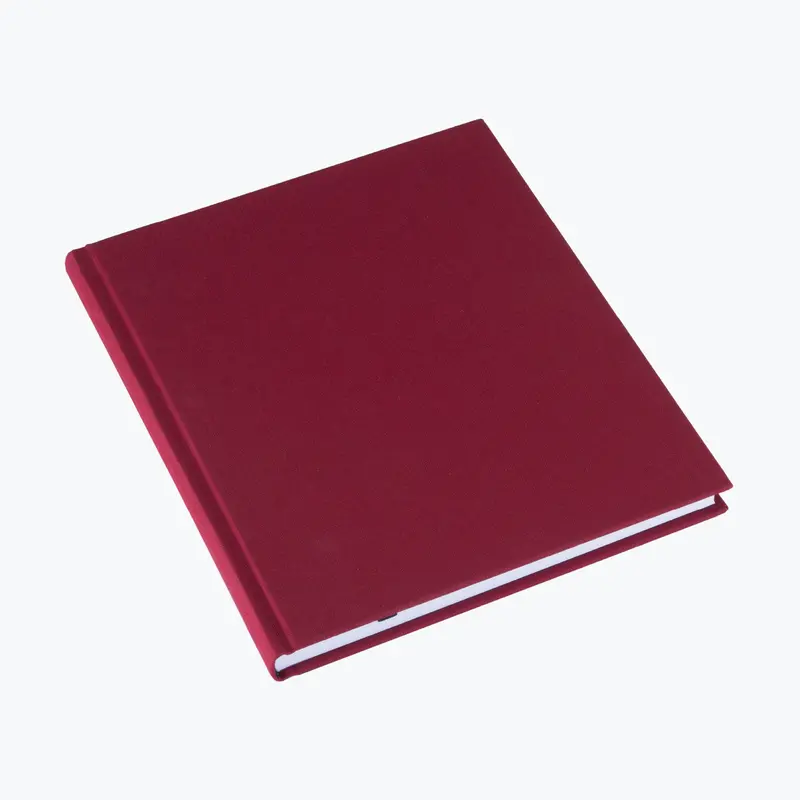 Bookbinders Design - Cloth Notebook - Large - Rose Red 1