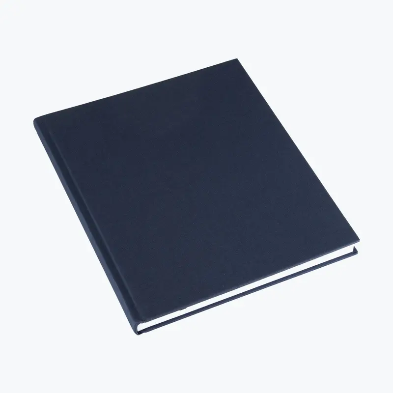 Bookbinders Design - Cloth Notebook - Large - Smoke Blue 1