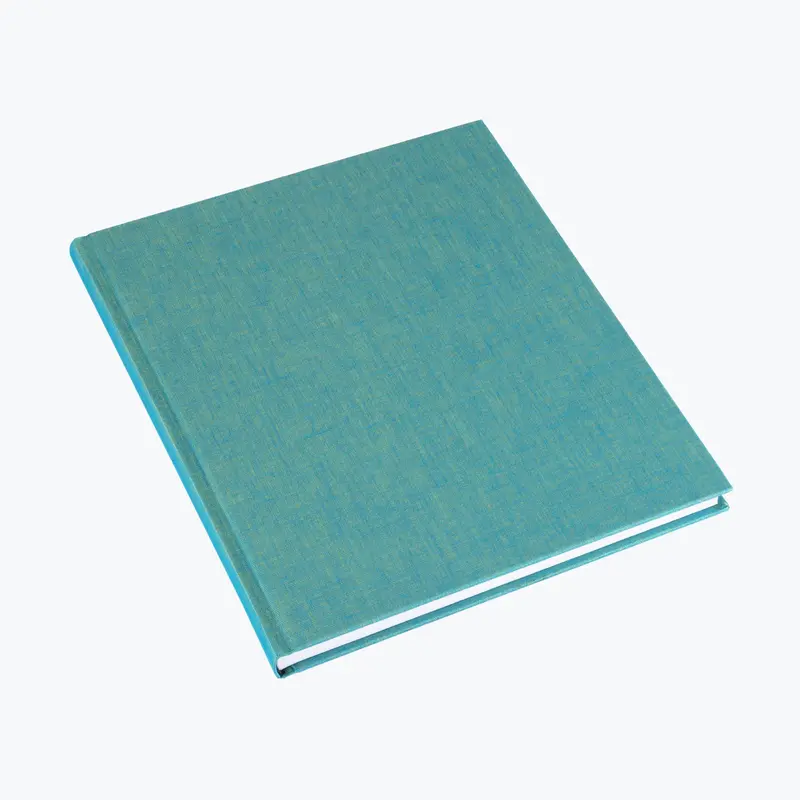 Bookbinders Design - Cloth Notebook - Large - Turquoise 1
