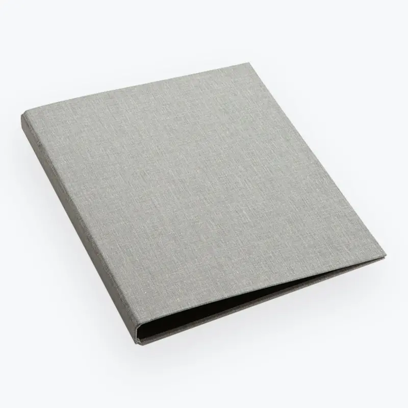 Bookbinders Design - Cloth Ringbinder - A3 - Slim - Light Grey 1