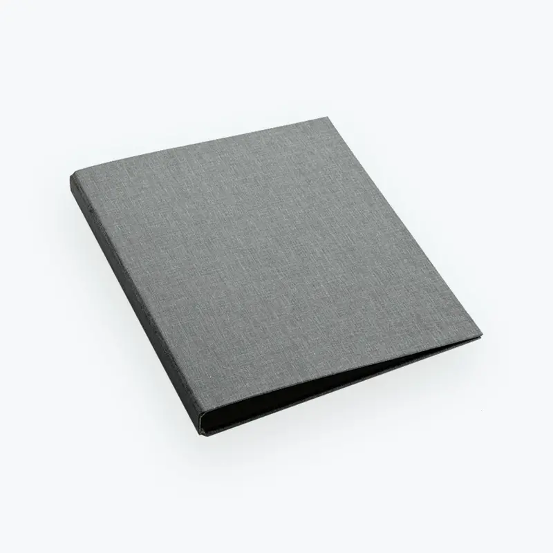 Bookbinders Design - Cloth Ringbinder - A4 - Slim - Black/White 1
