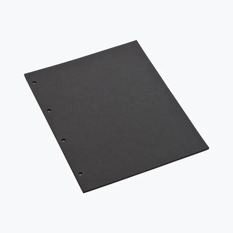Bookbinders Design - Insert - Photo Mounting Paper - A4 - Black - 4-Ring 1