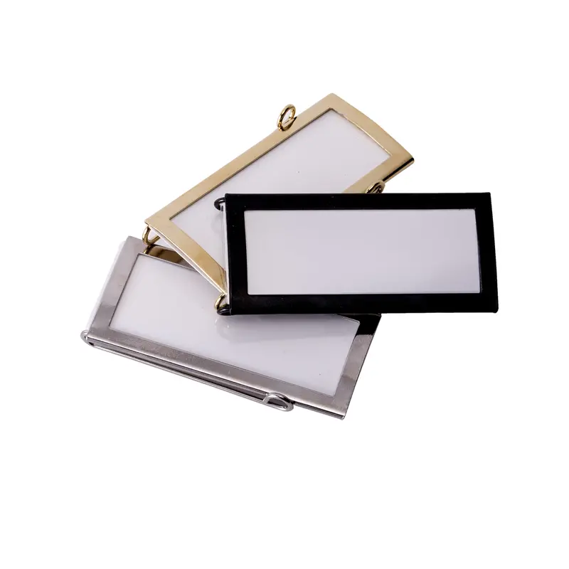 Bookbinders Design - Label Holder - Silver 1