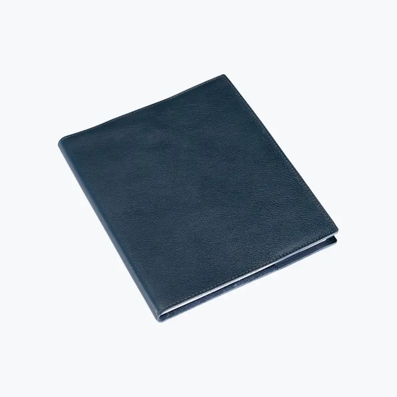 Bookbinders Design - Notebook - Leather - Regular - Navy 1