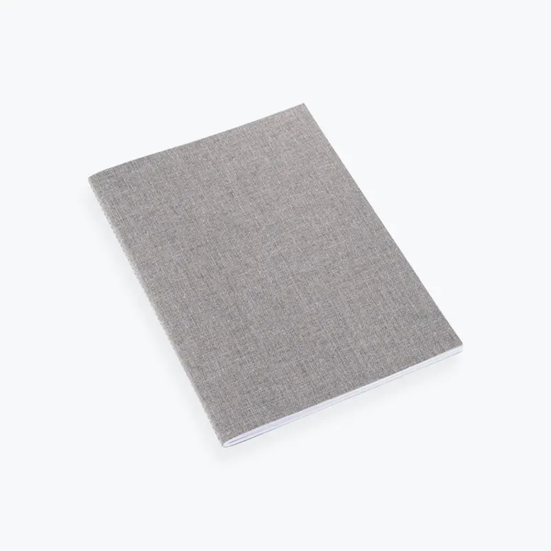 Bookbinders Design - Notebook - Stitched - A5 - Light Grey 1