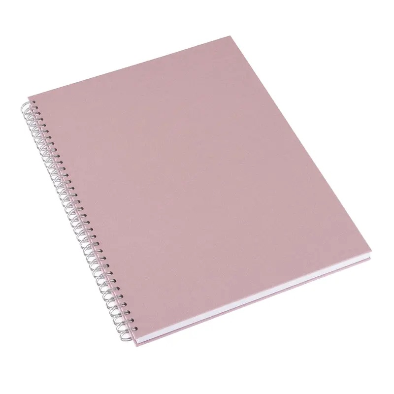 Bookbinders Design - Notebook - Wire-O - Hard - Extra Large - Dusty Pink 1