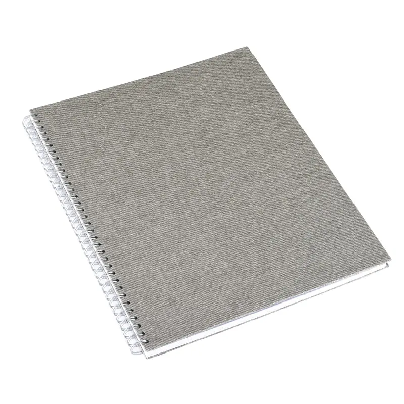 Bookbinders Design - Notebook - Wire-O - Hard - Extra Large - Light Grey 1