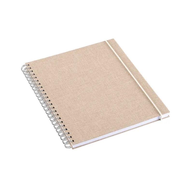 Bookbinders Design - Notebook - Wire-O - Hard - Medium - Sandbrown <Outgoing> 1