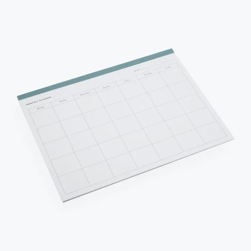 Bookbinders Design - Planner - Monthly - Dusty Green 1