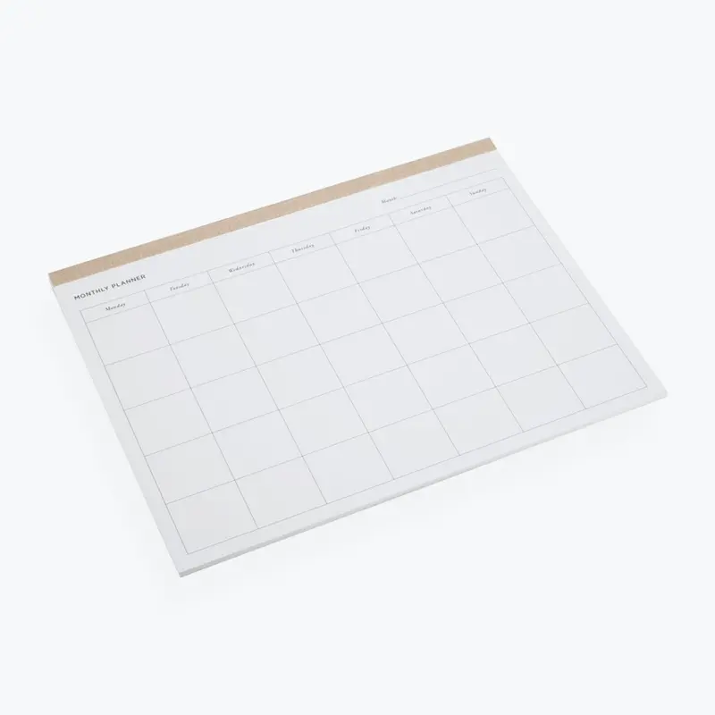 Bookbinders Design - Planner - Monthly - Sandbrown 1