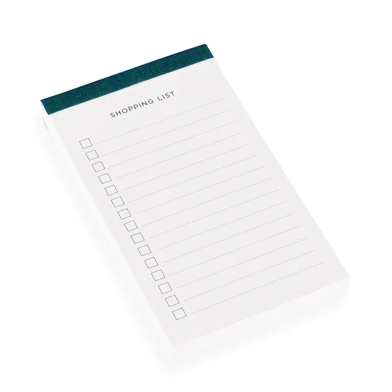 Bookbinders Design - Planner - Shopping List - Emerald 1