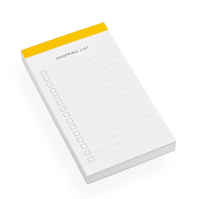 Bookbinders Design - Planner - Shopping List - Sun Yellow 1