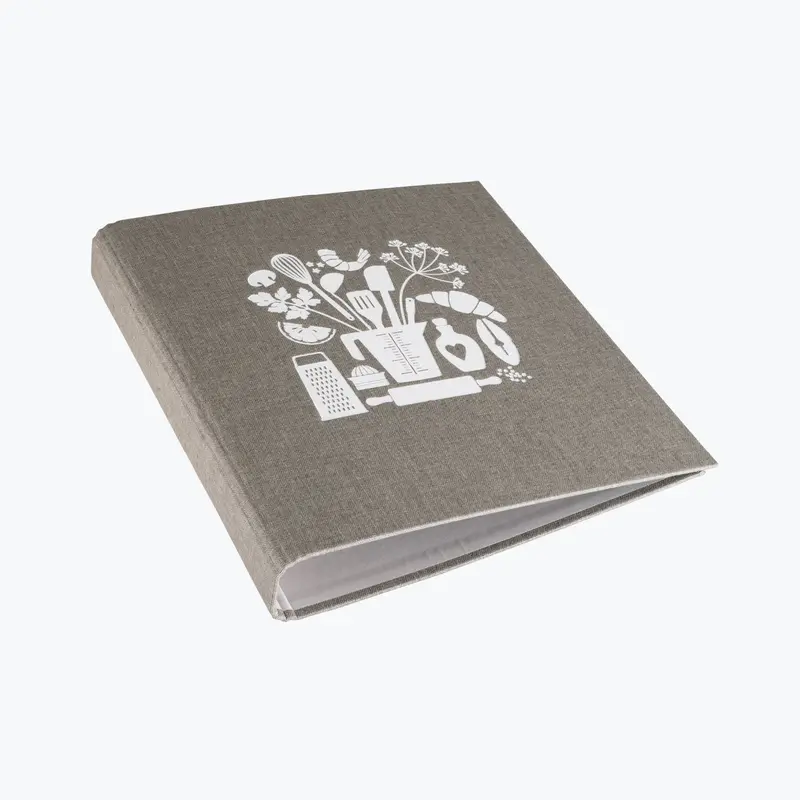Bookbinders Design - Ringbinder - A4 - Kitchen - Light Grey/White 1