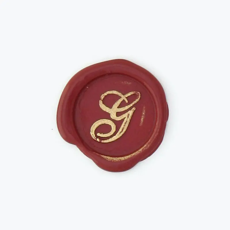 Bortoletti - Bronze Initial Letter - Cursive - G 1
