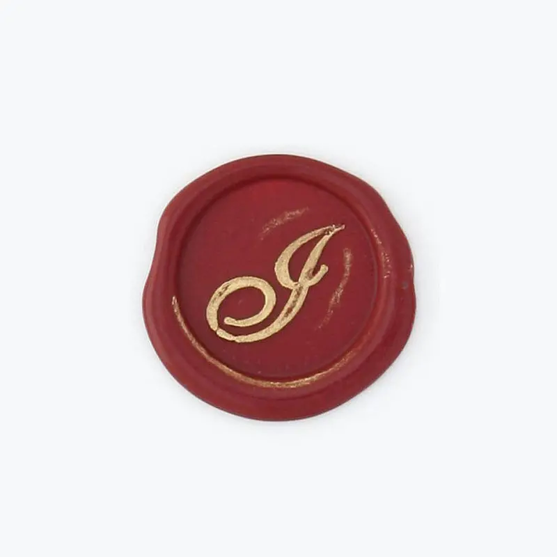 Bortoletti - Bronze Initial Letter - Cursive - I 1