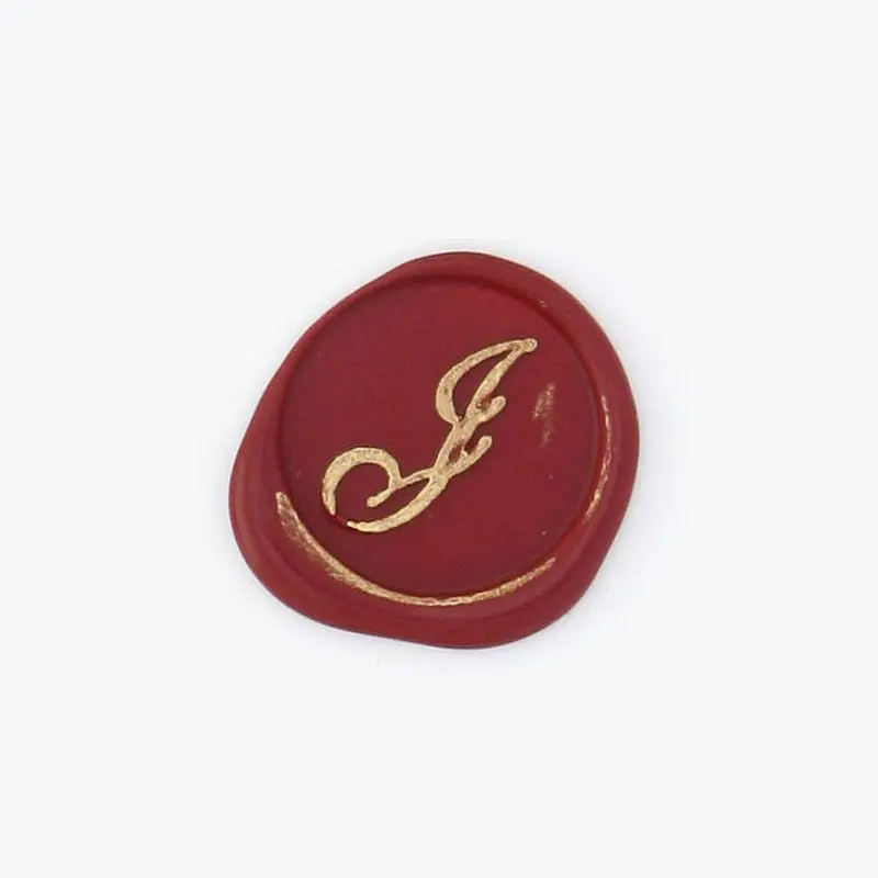 Bortoletti - Bronze Initial Letter - Cursive - J 1