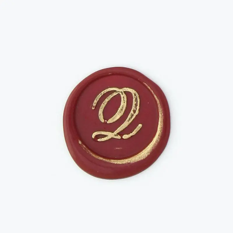 Bortoletti - Bronze Initial Letter - Cursive - Q 1