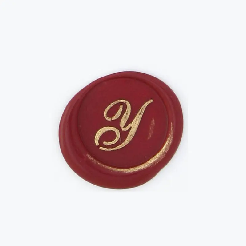 Bortoletti - Bronze Initial Letter - Cursive - Y 1