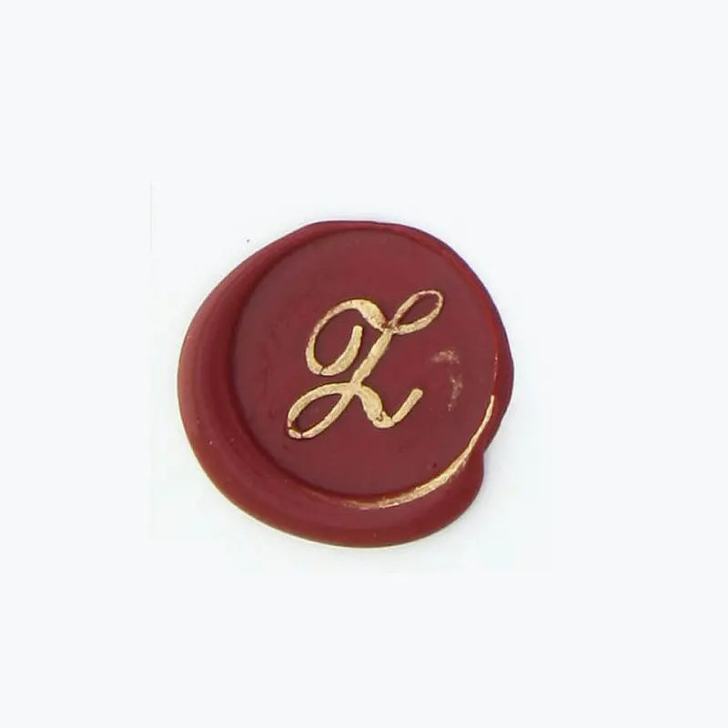 Bortoletti - Bronze Initial Letter - Cursive - Z 1