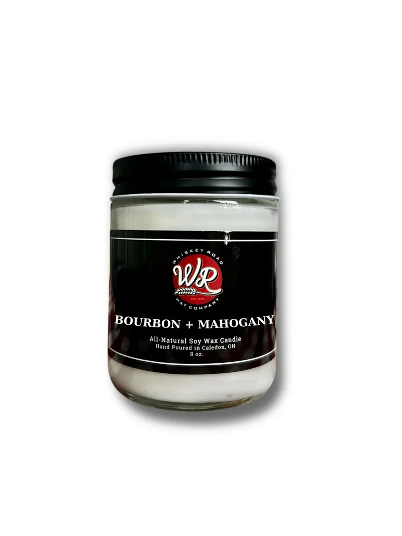 Bourbon & Mahogany Candle 1