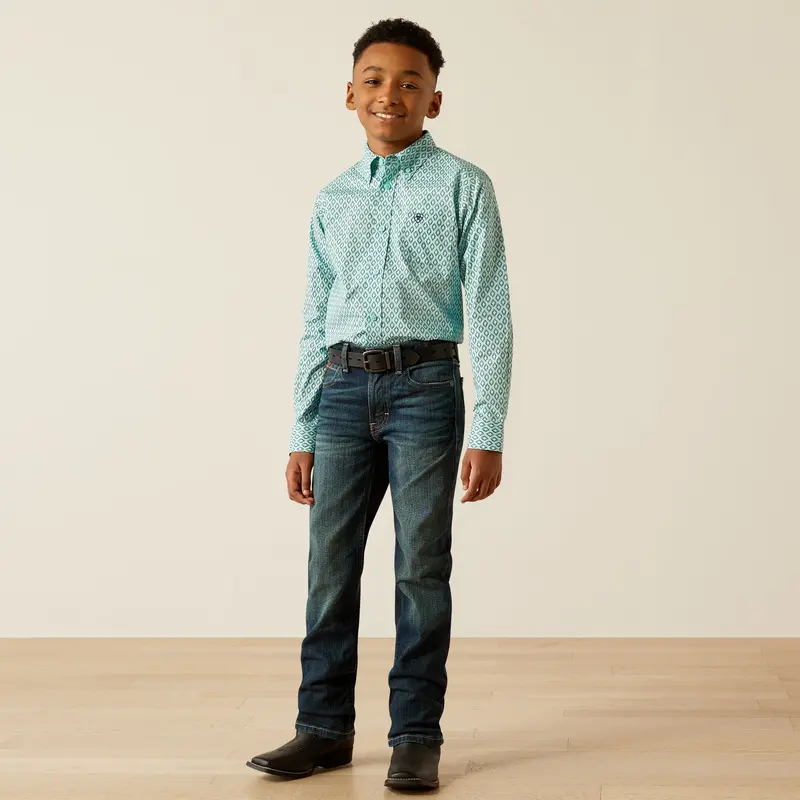 Boys Ariat Canyon Classic Fit Shirt - 10054785 1