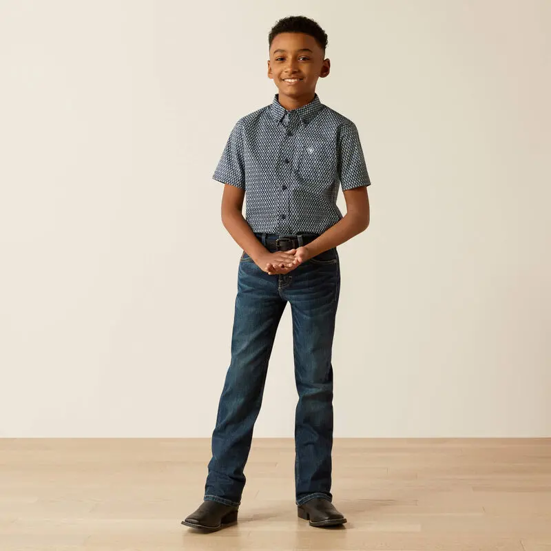 Boys Ariat Clark Classic Fit Shirt - 10054780 1