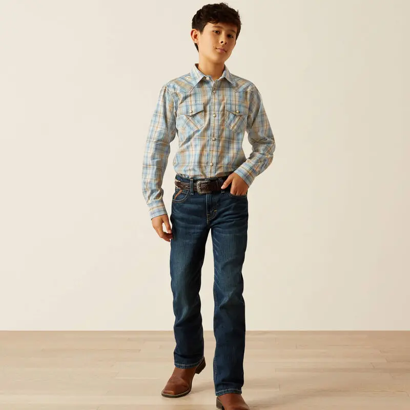 Boys Ariat Howe Retro Fit Shirt - 10058727 1