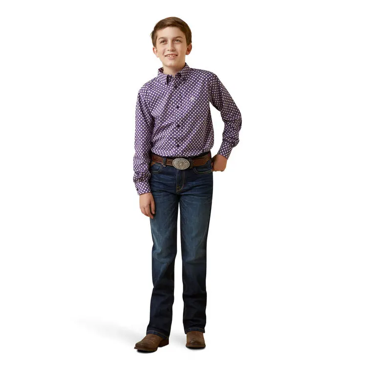 Boys Ariat Misael Classic Fit Shirt - 10044922 1