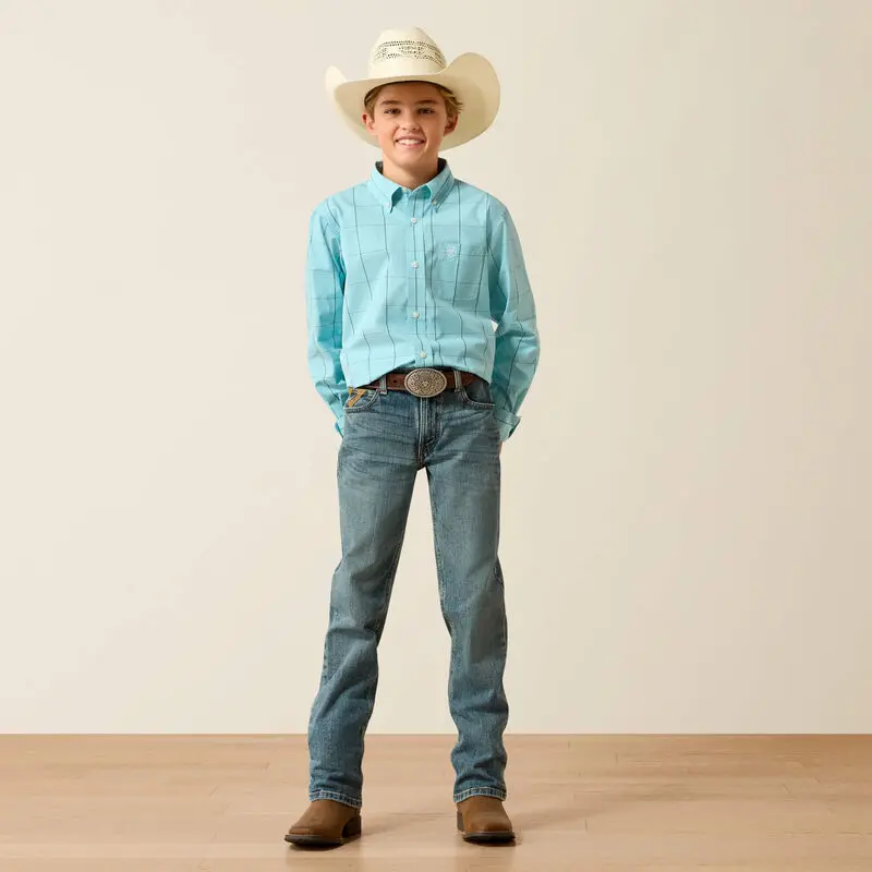 Boys Ariat Pro Series Platt Shirt - 10071671 1