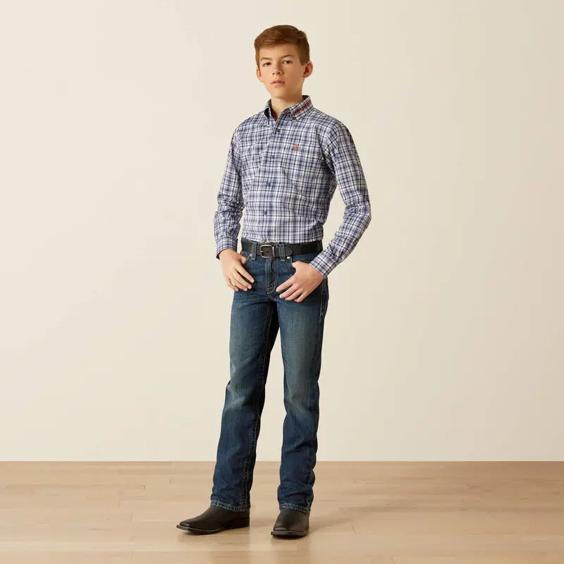 Boys Ariat Pro Series Team Orion Classic Fit Shirt - 10054068 1