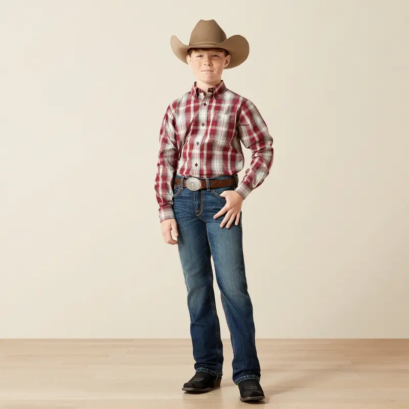 Boys Ariat Pro Series Tillman Classic Fit Shirt - 10065982 1
