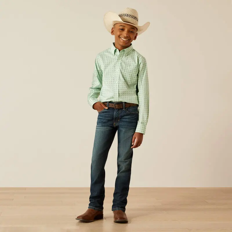 Boys Ariat Team Pierson Classic Fit Shirt - 10054795 1