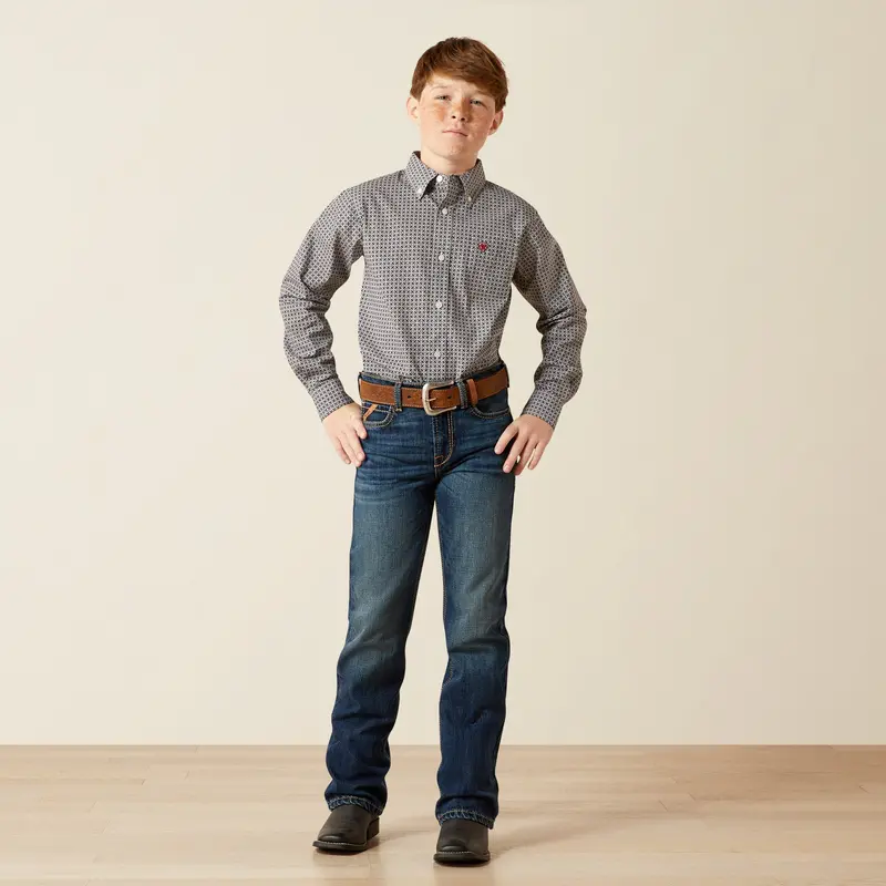 Boys Ariat Tobias Classic Fit Shirt - 10065984 1