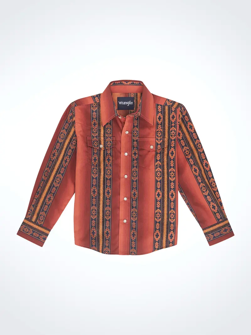 Boys Wrangler Checotah Long Sleeve Shirt - 112351580 1