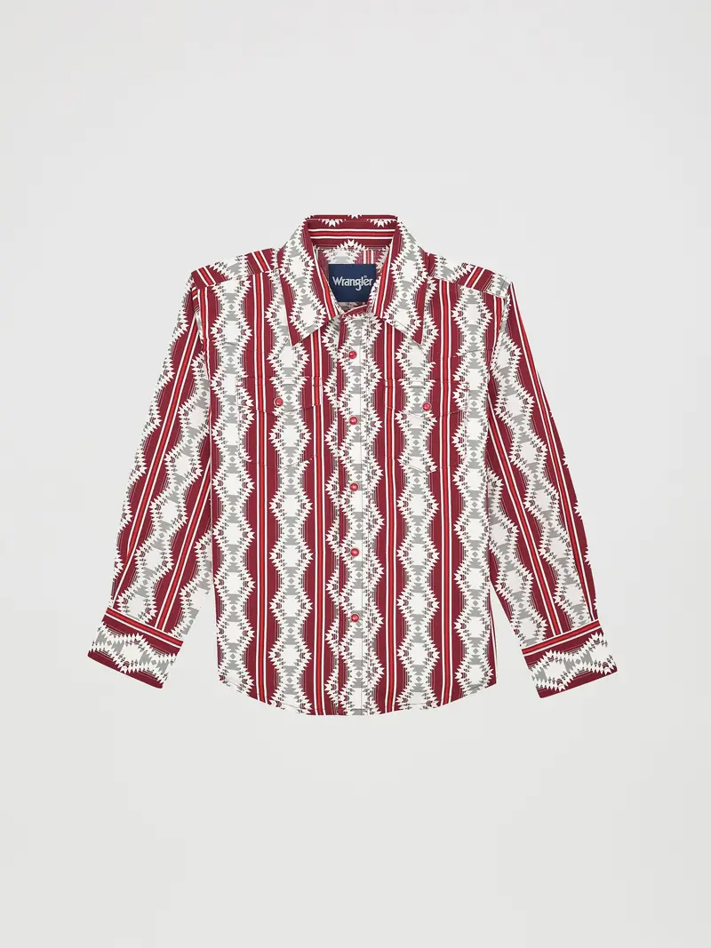 Boys Wrangler Checotah Long Sleeve Shirt - 112367719 1