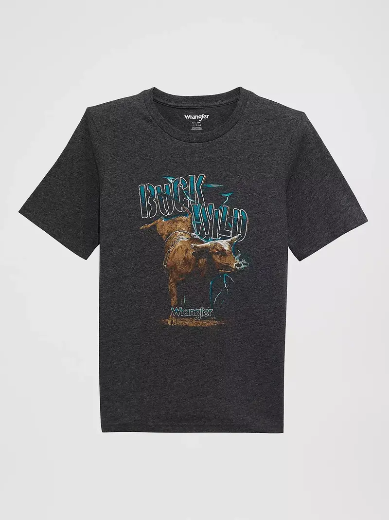 Boy's Wrangler Logo Front Graphic T-Shirt - 112372894 1