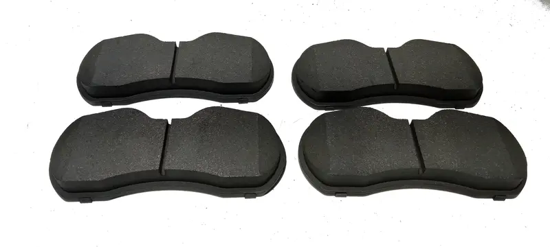 Brake Pad Set, Custom Carbon Kevlar For Superior Stopping Power & Low Dust, See Applications - 1965-70 Amc With Bendix 4-Piston Brake Calipers (Ships In Approx. 1-2 Weeks) 1