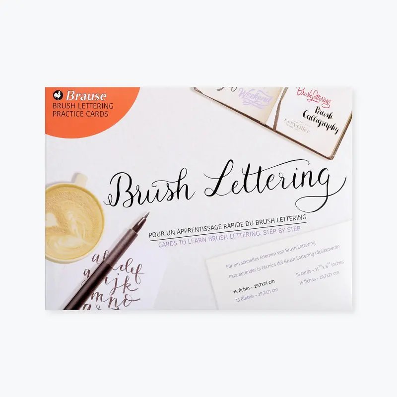 Brause - Calligraphy Workbook - Brush Lettering Practise Cards 1