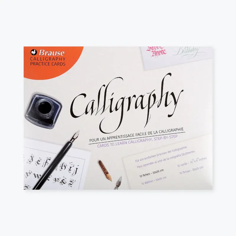 Brause - Calligraphy Workbook - Calligraphy Practise Cards 1