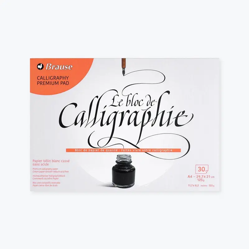 Brause - Calligraphy Workbook - Premium Pad - A4 1