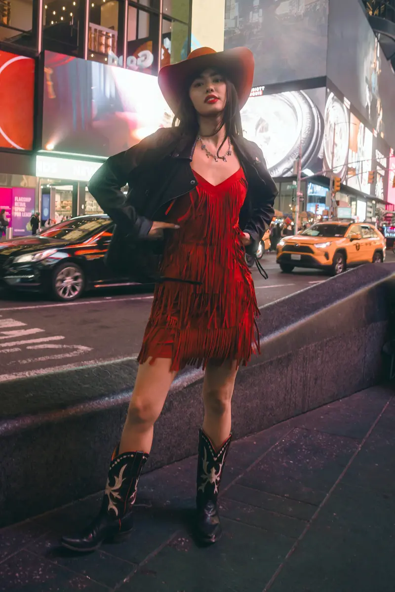 Brixworth Red Fringe Festival Dress 1