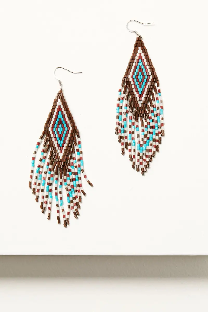 Brookhaven Beaded Fringe Earrings 1
