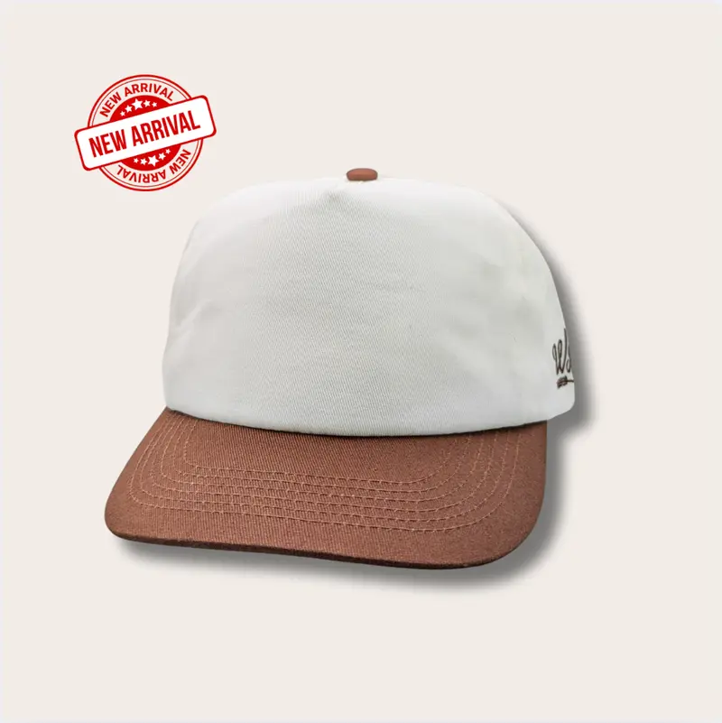 Brown/ White Retro Snapback 1