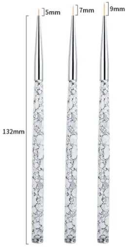 Brush Set | Beauty Artists Liner Art Brush (3In1) 1