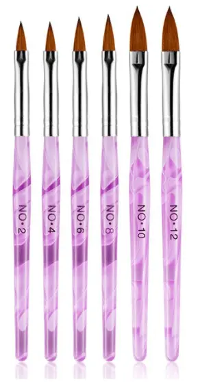 Brush Set | Pink Mable  3D Brush (6In1) 1