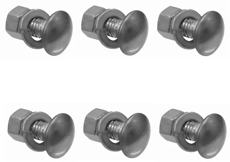 Bumper Bolt Kit, Rear, Chrome, 1970-73 Amc Rebel, Matador (Without Bumper Guards) 1