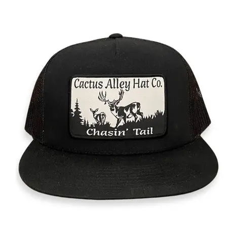 Cactus Alley Black Chasin' Tail Snapback Cap - P182 1